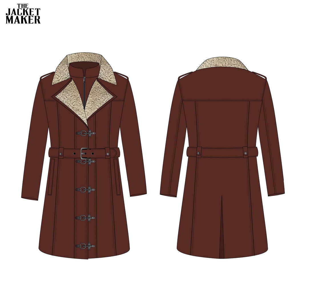 Custom Arron Wilkins Leather Coat