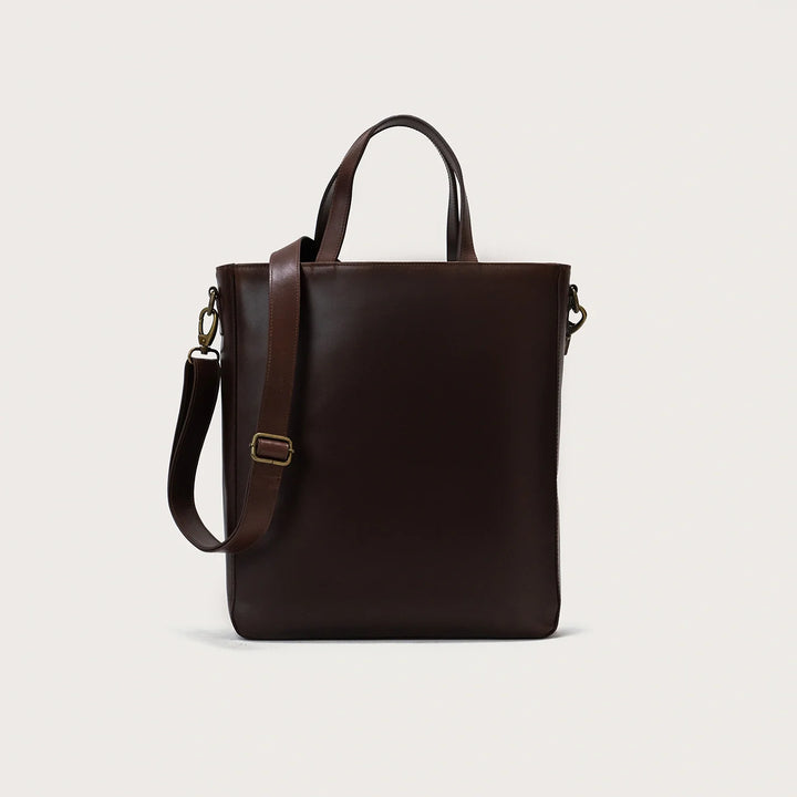 The Poet Vintage Brown Leather Tote Bag