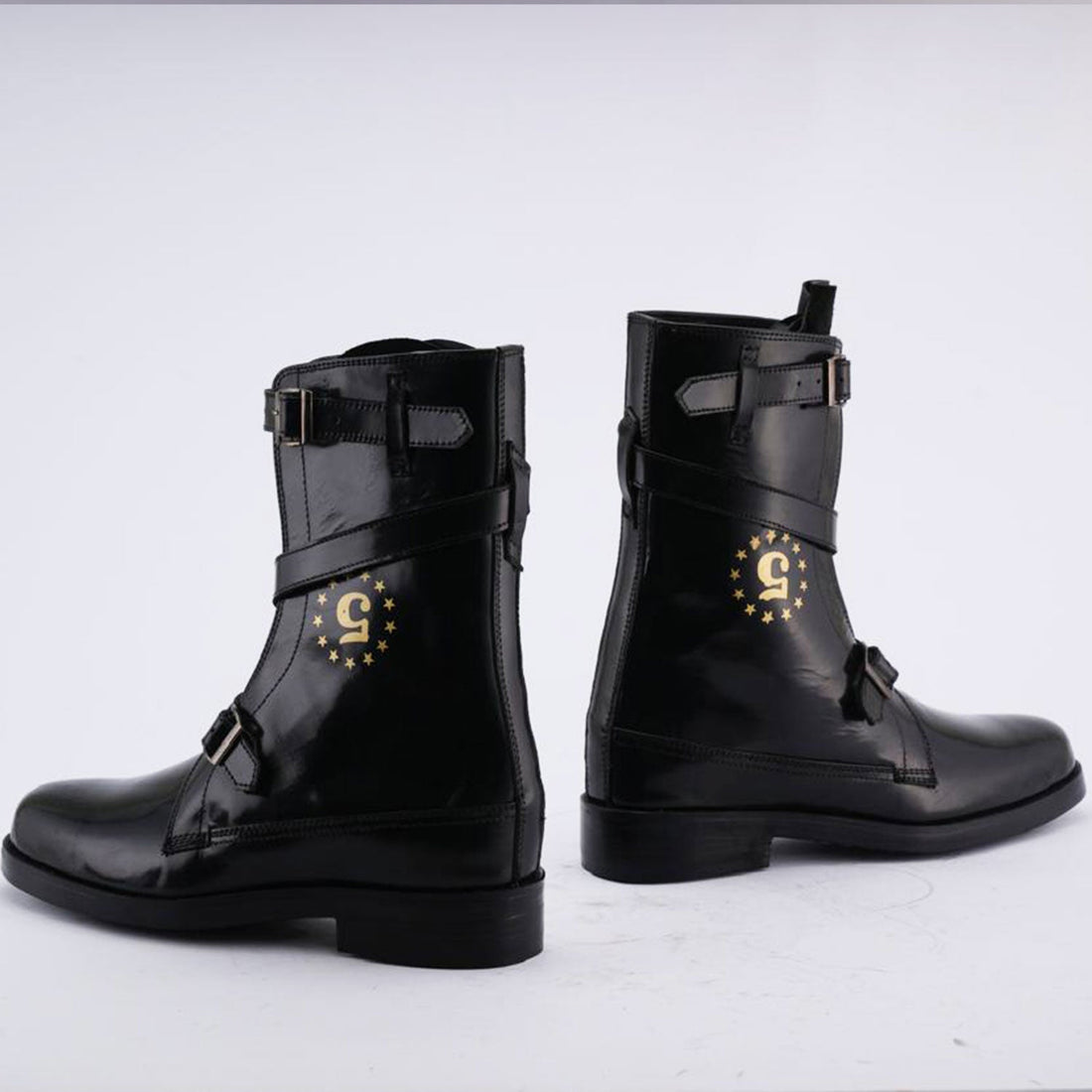 Custom Blue Angles Sample Boot