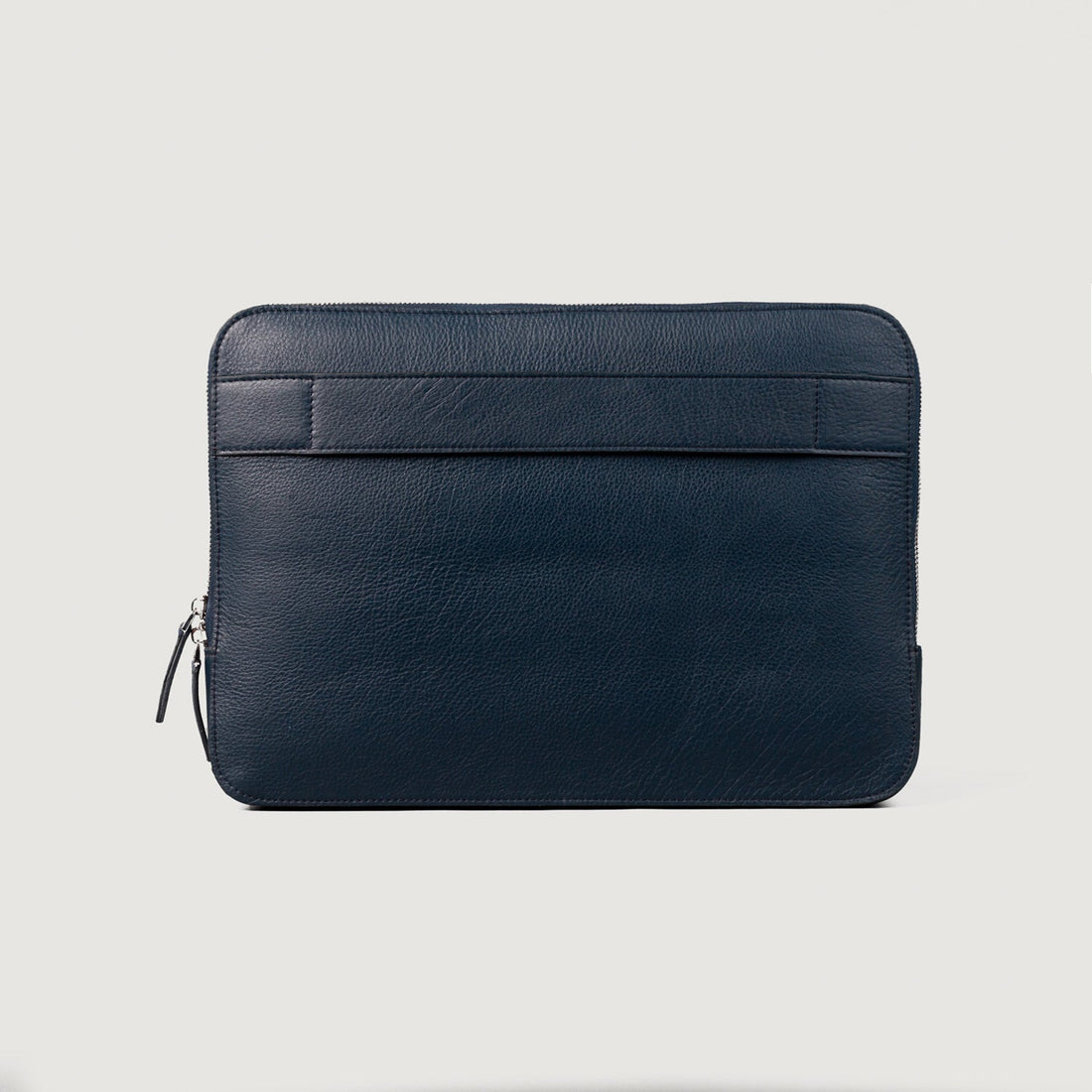 The Baxter Midnight Blue Leather Laptop Sleeve