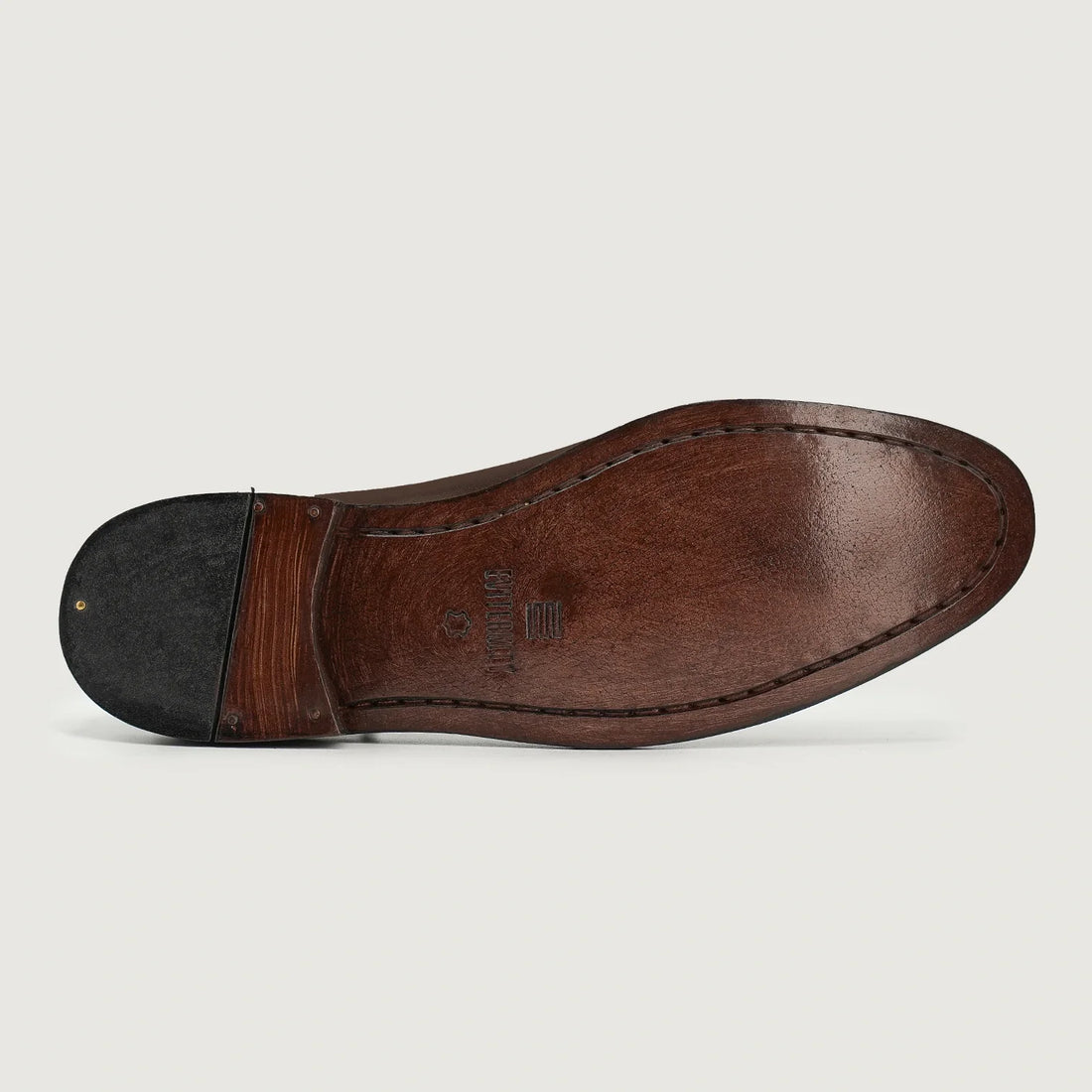 Director Wholecut Brown Leather Shoes