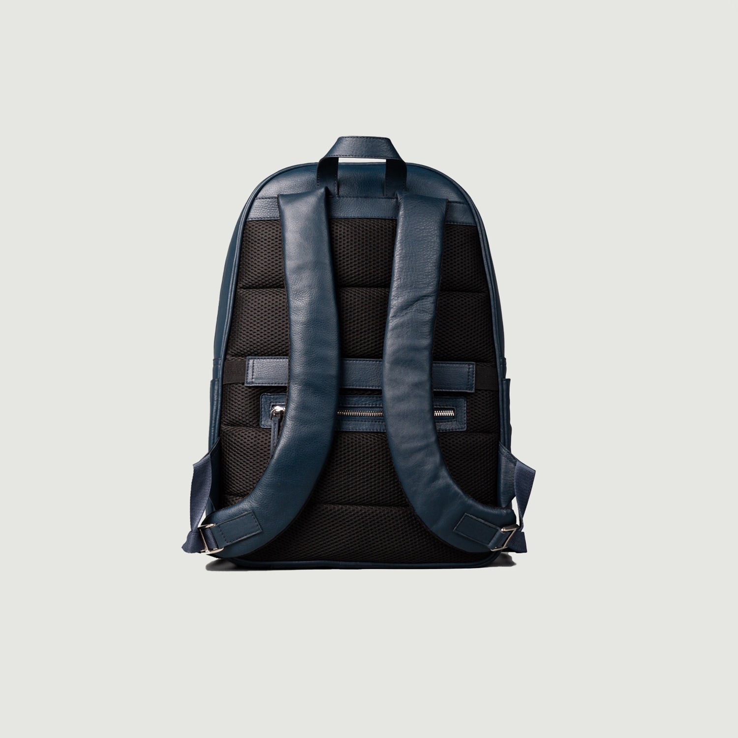 The Philos Midnight Blue Leather Backpack