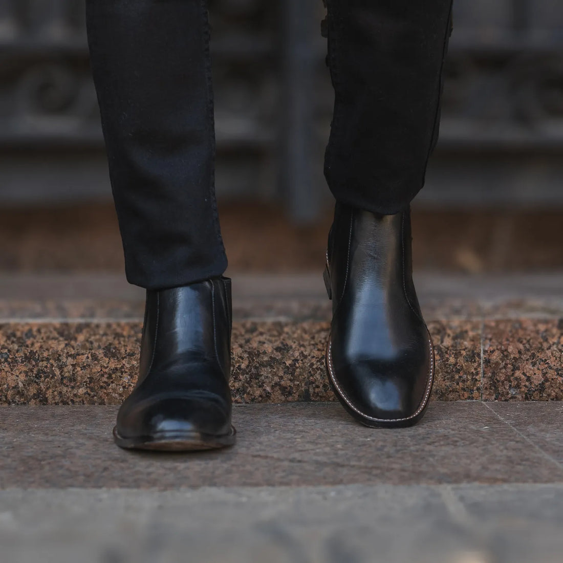 Clarkson Chelsea Black Leather Boots