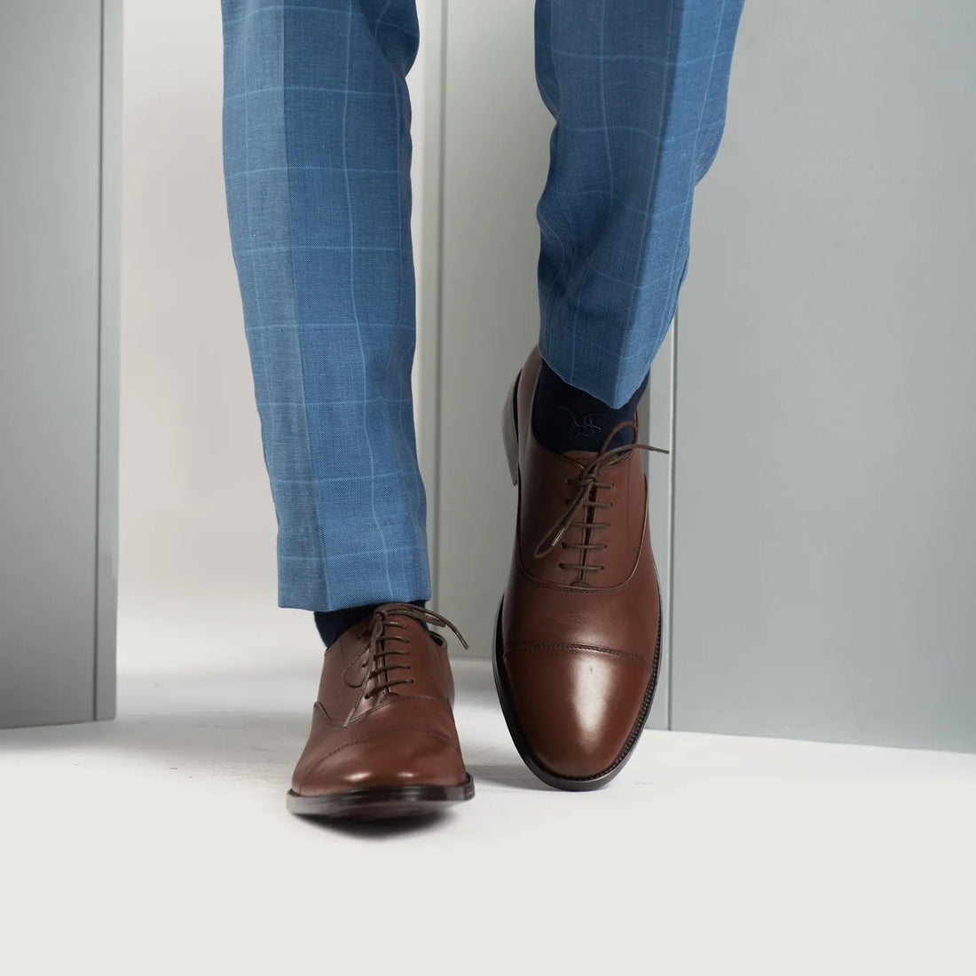 Professor Oxford Brown Leather Shoes