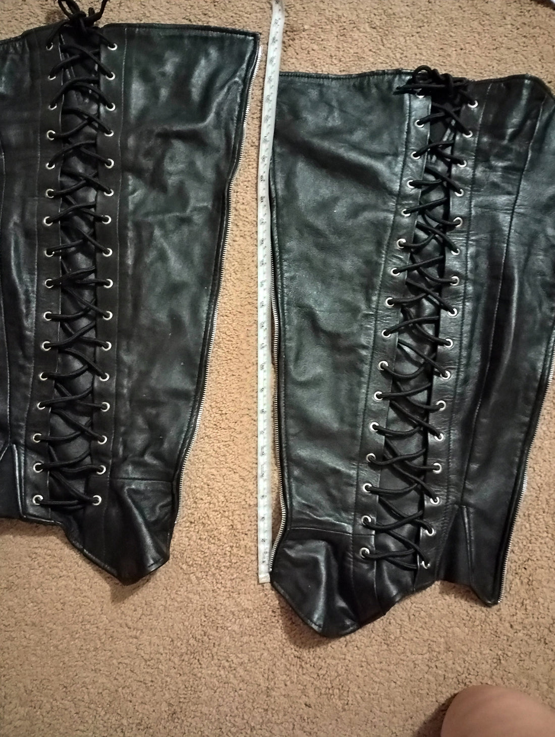 Custom Thigh High Leather Chaps