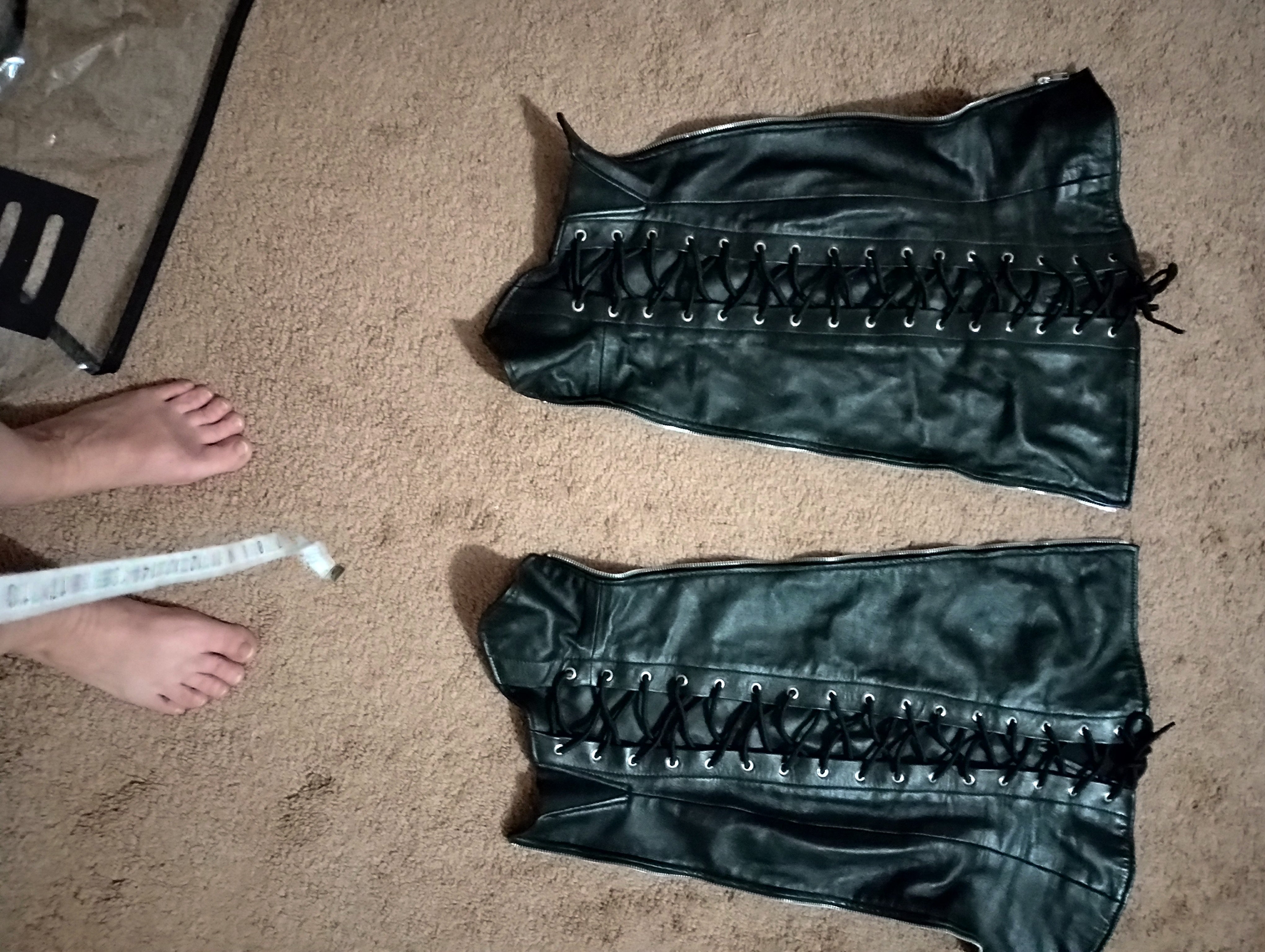 Custom Thigh High Leather Chaps