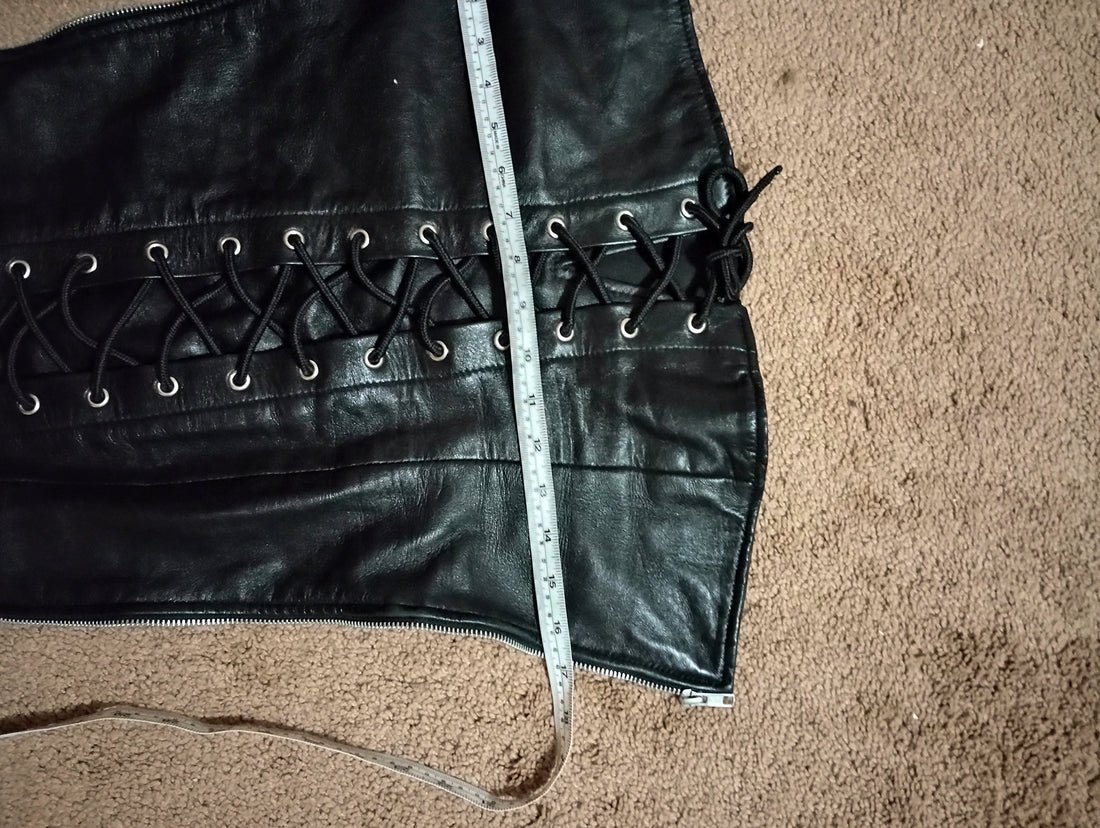 Custom Thigh High Leather Chaps
