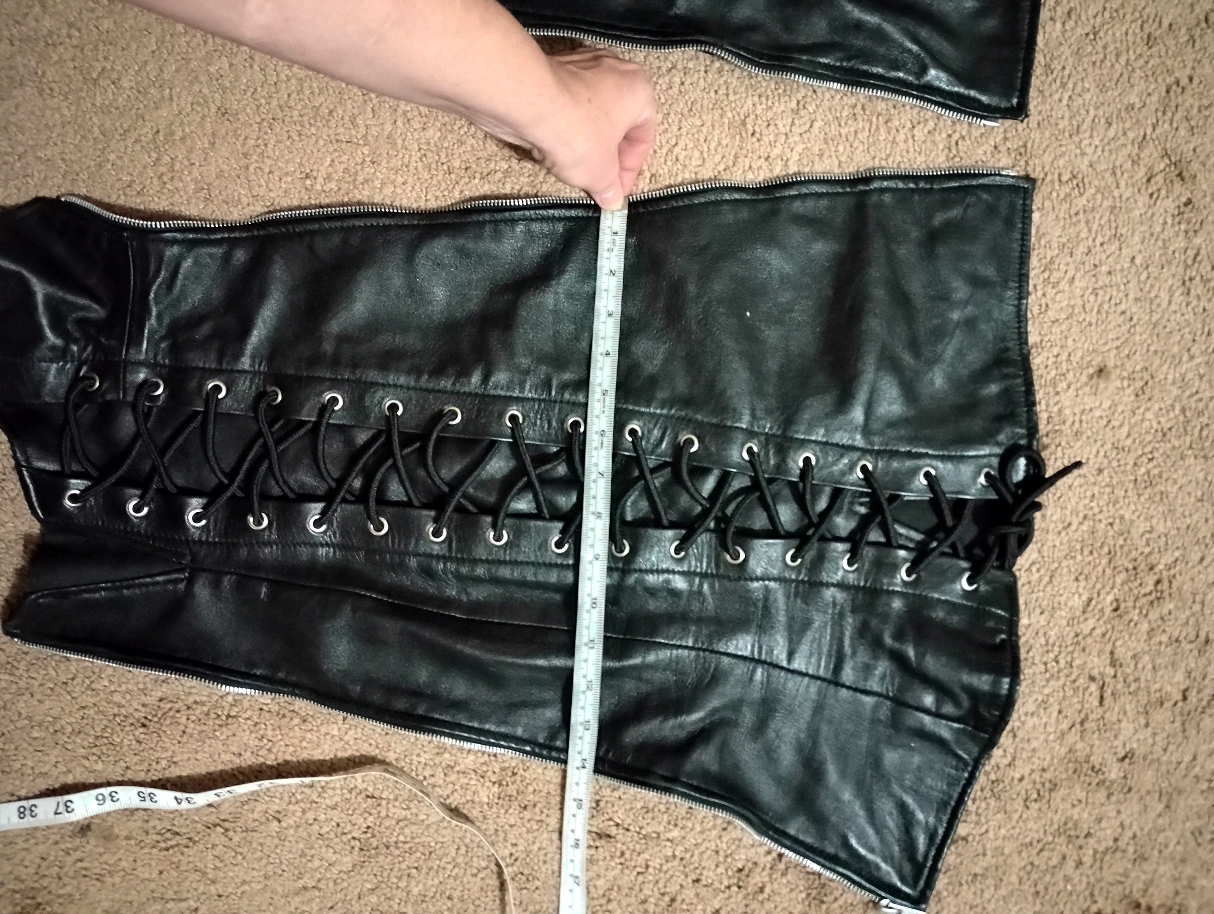 Custom Thigh High Leather Chaps