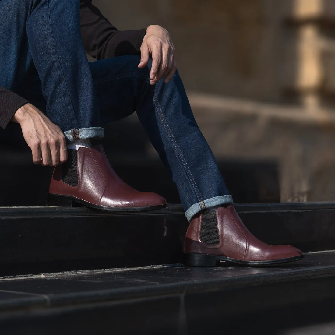 Clarkson Chelsea Brown Leather Boots