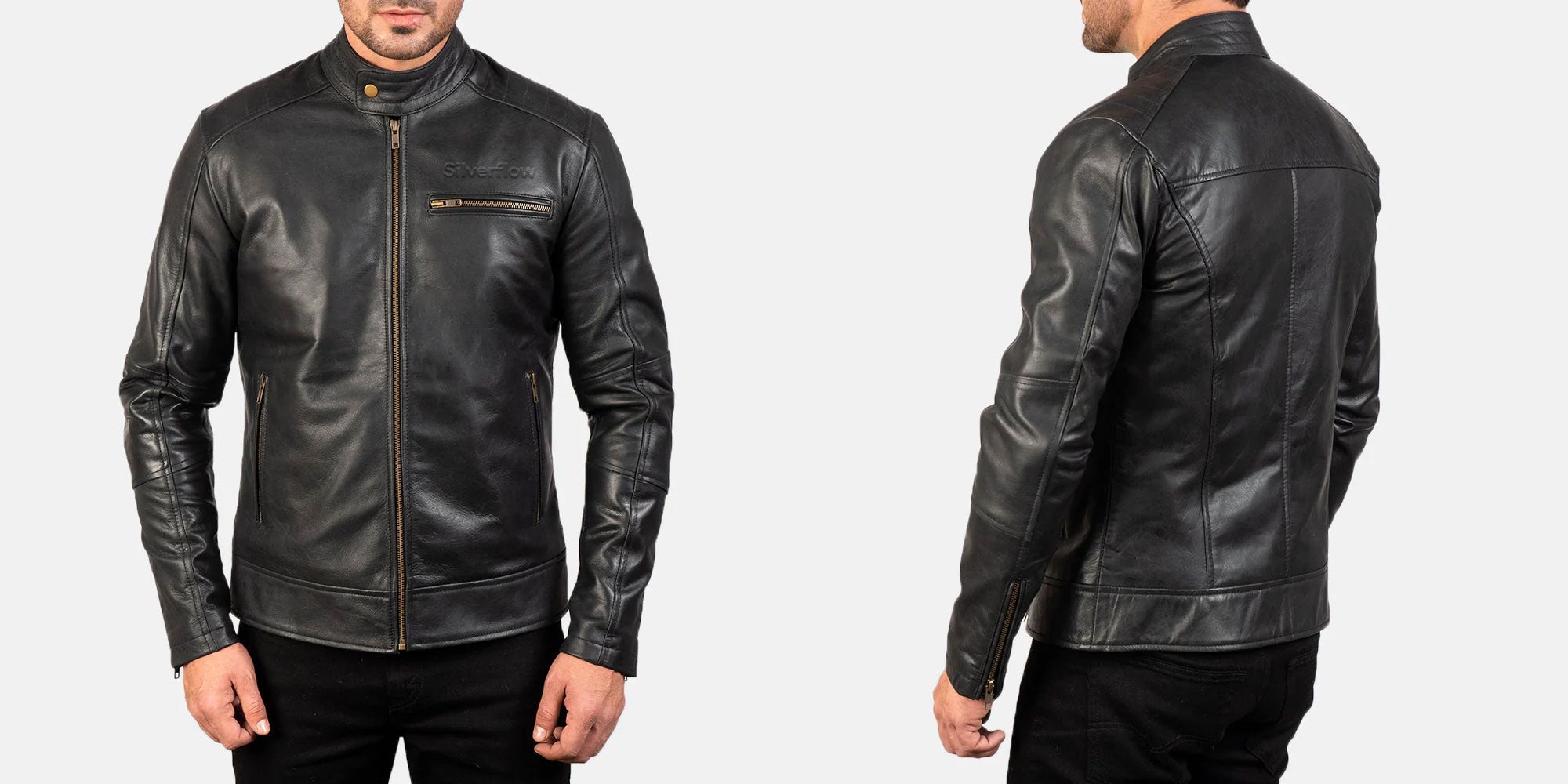 Custom Silver Flow Dean Black Jacket x 6