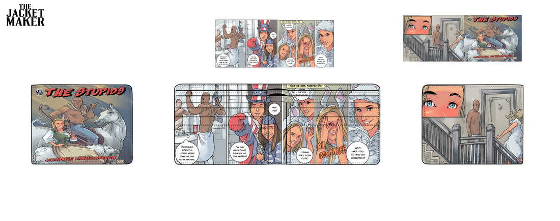 Custom Bronwyn Warzeniak Leather Wallets x 4