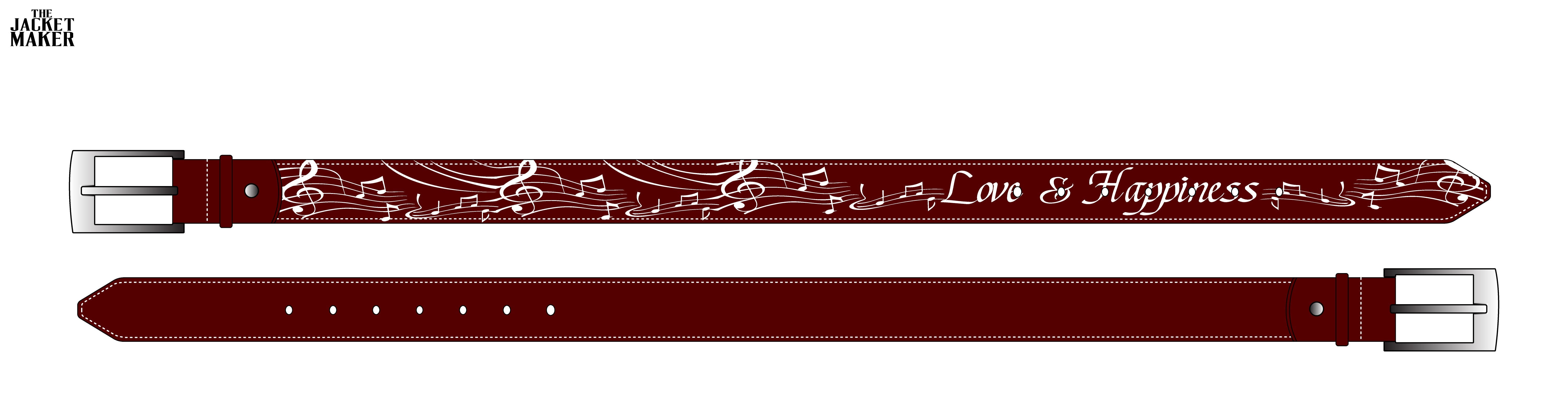 Custom Julius Whittaker Leather Belts x 3