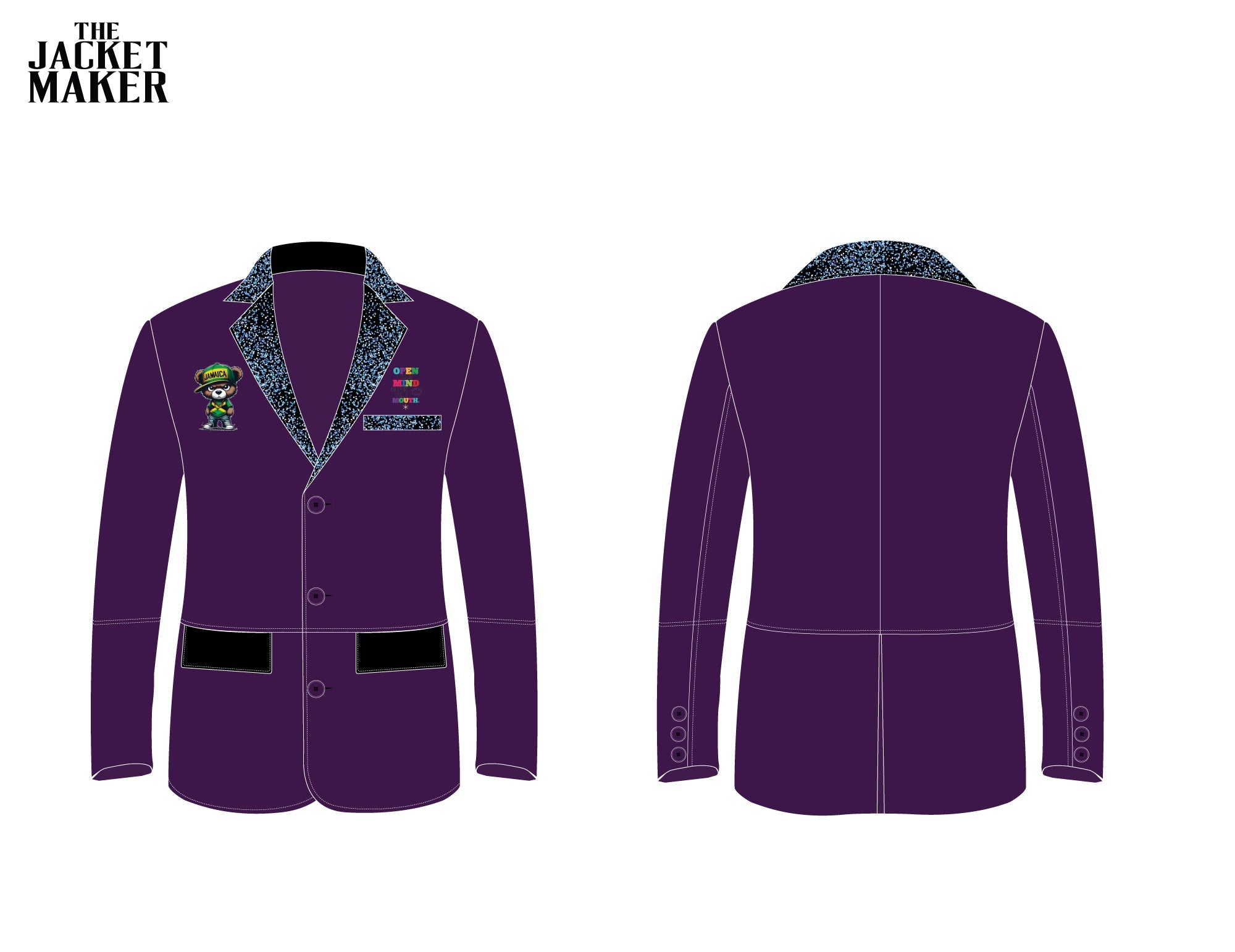 Custom Alfie Forbes Wool+Silk Blazers x 4 (1/2 Installment)