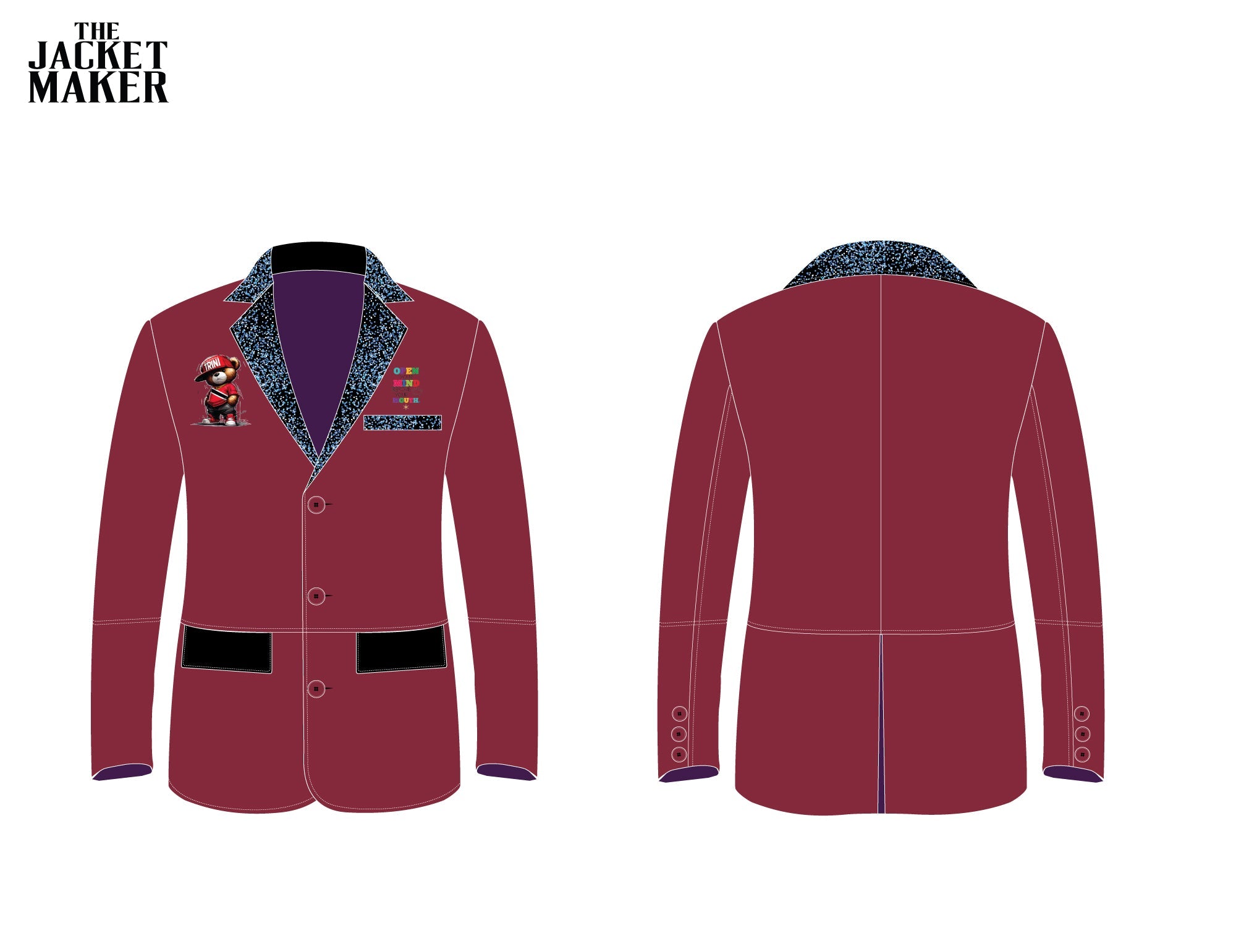 Custom Alfie Forbes Wool+Silk Blazers x 4 (1/2 Installment)