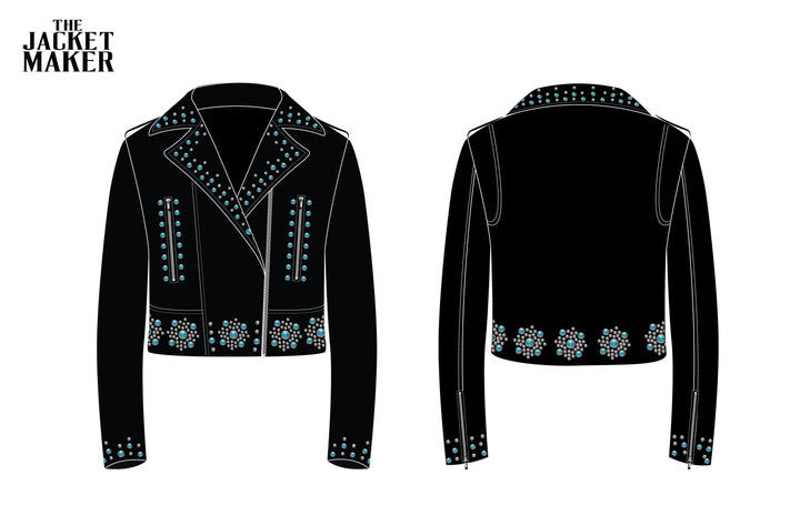 Custom Annaannefer Leather Jacket 1/2 Discounted Installment