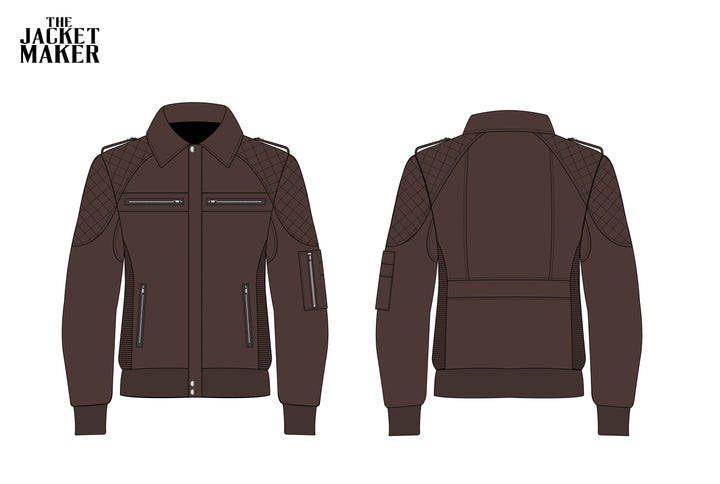 Custom Nerdy Isaiahford Leather Jacket