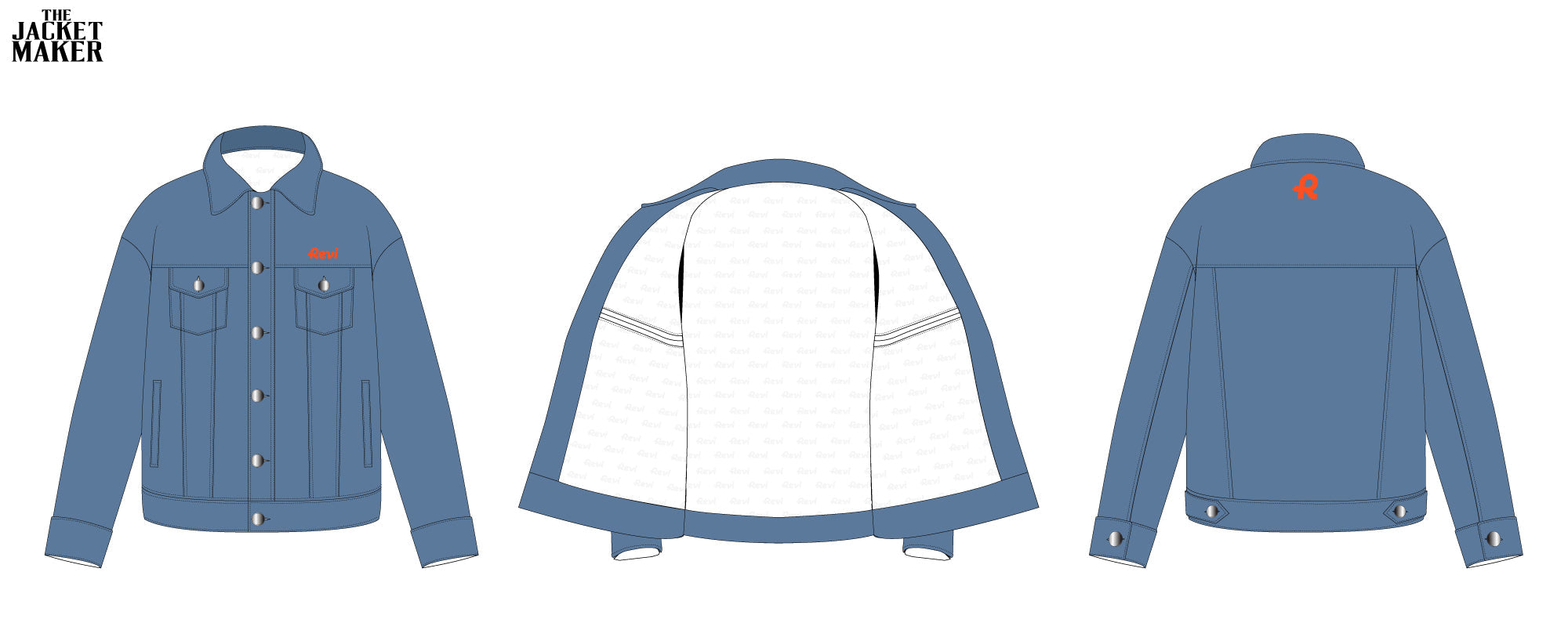 Custom Revi Denim Jacket x 4