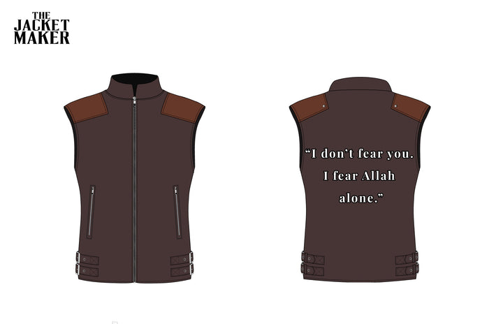 Custom  Prince Ali Leather Vest