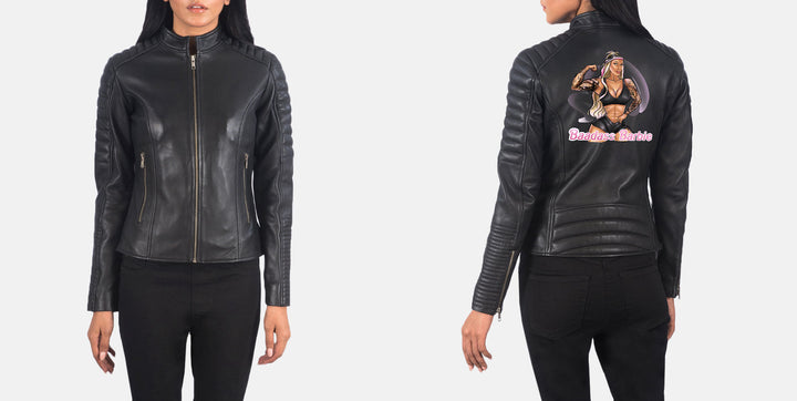 Custom Nicole Drinkwater Leather Jacket