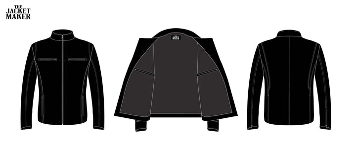 Custom Edward Cook Leather Jacket