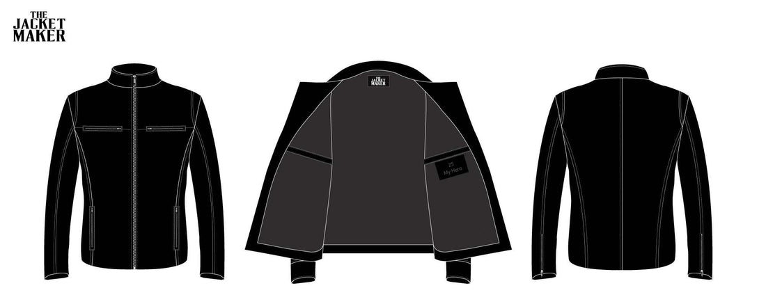 Custom Zeina Alshughri Leather Jacket 1/2 Installment