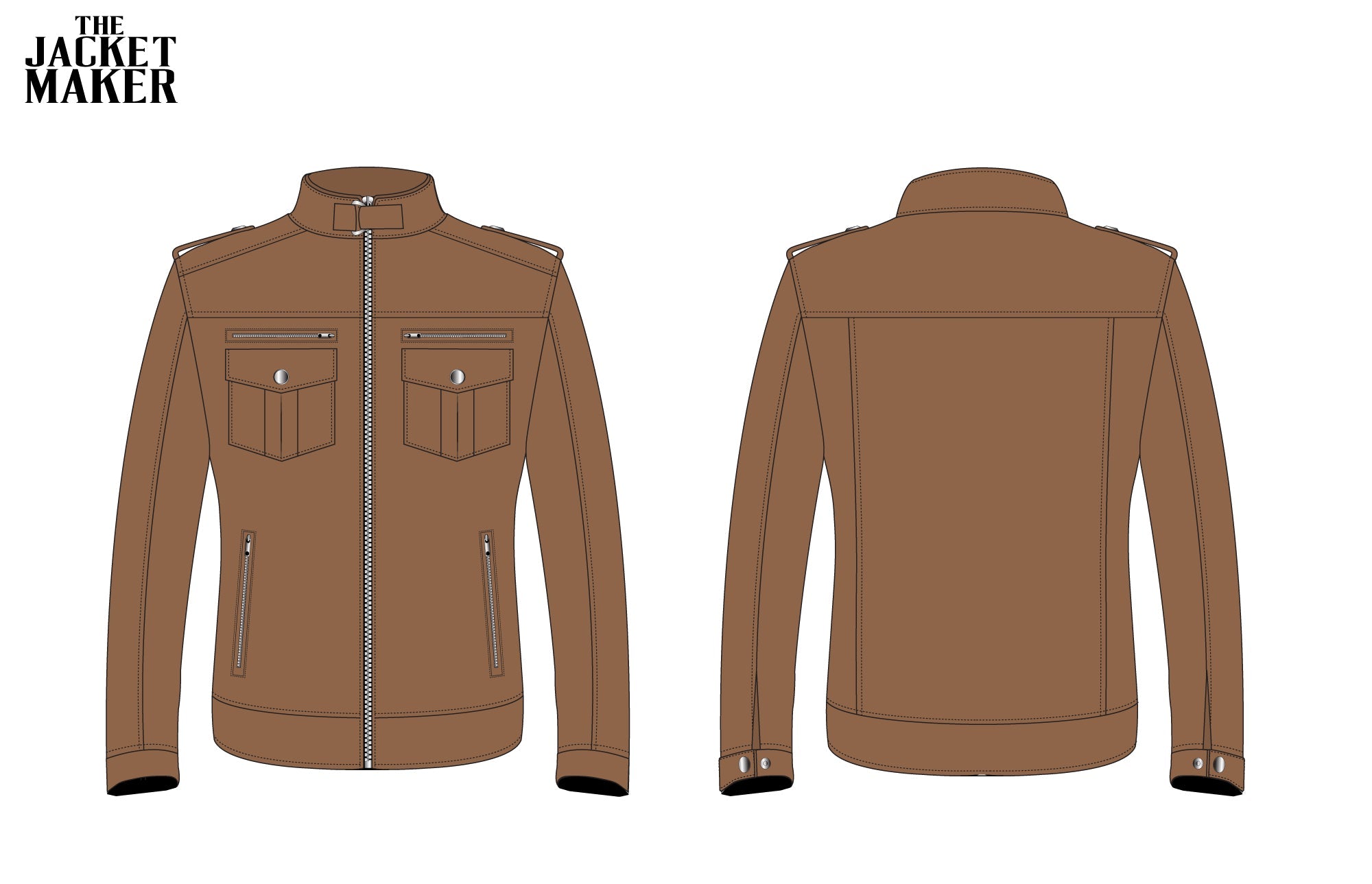 Custom Brian Sindiga Leather Jacket