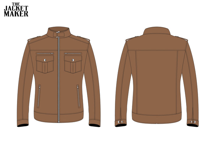 Custom Brian Sindiga Leather Jacket