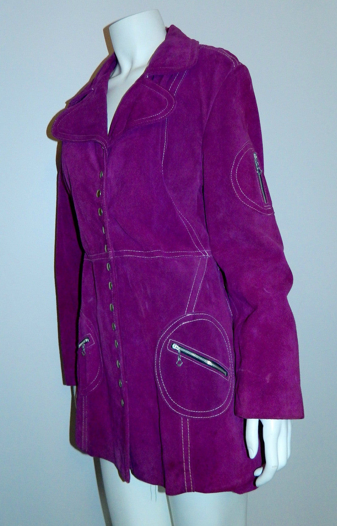 Custom Maria Lupoi Suede Coat 1/2 Installment