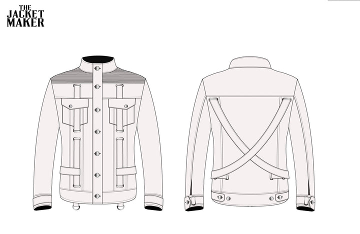 Custom Jaelyn Newman Denim Jacket