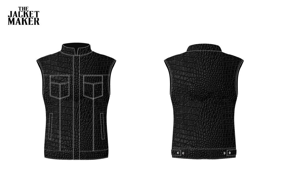 Custom Daniel Mosher Leather Vests x 2