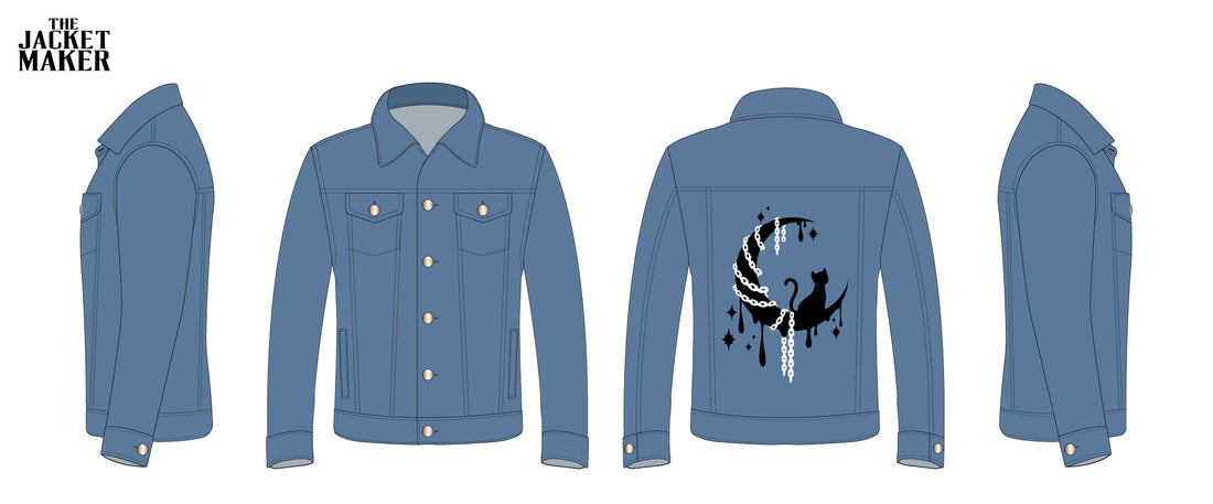 Custom Daphne Onate Denim Jacket