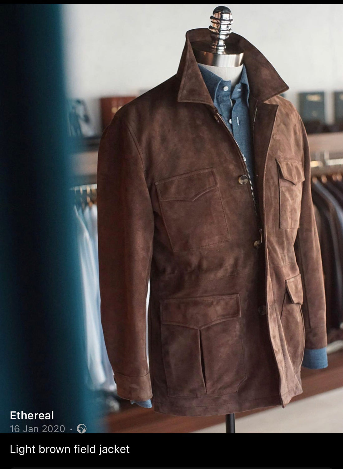 Custom Shiwong Suede Jacket