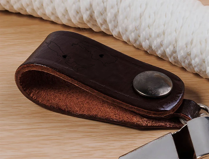 Custom Lili Alraune Leather Keychain