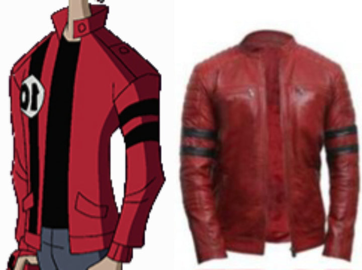 Custom Red with Black Stripes Jacket 1/2 Installment