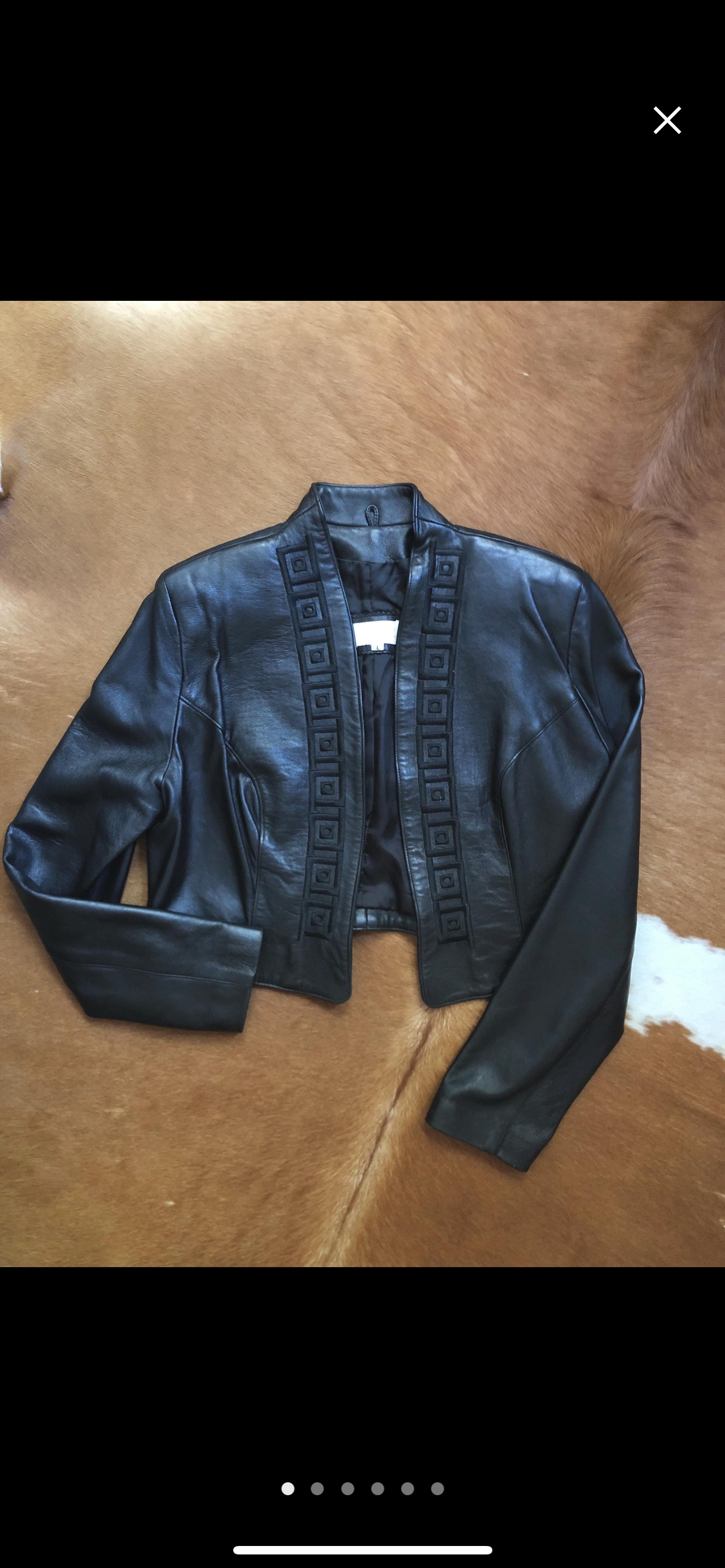 Custom Gannon Yeaton Leather Jacket