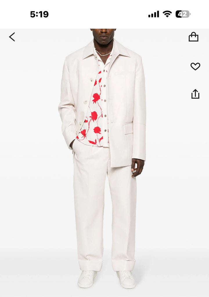 Custom Teds Roberts Leather Shirt