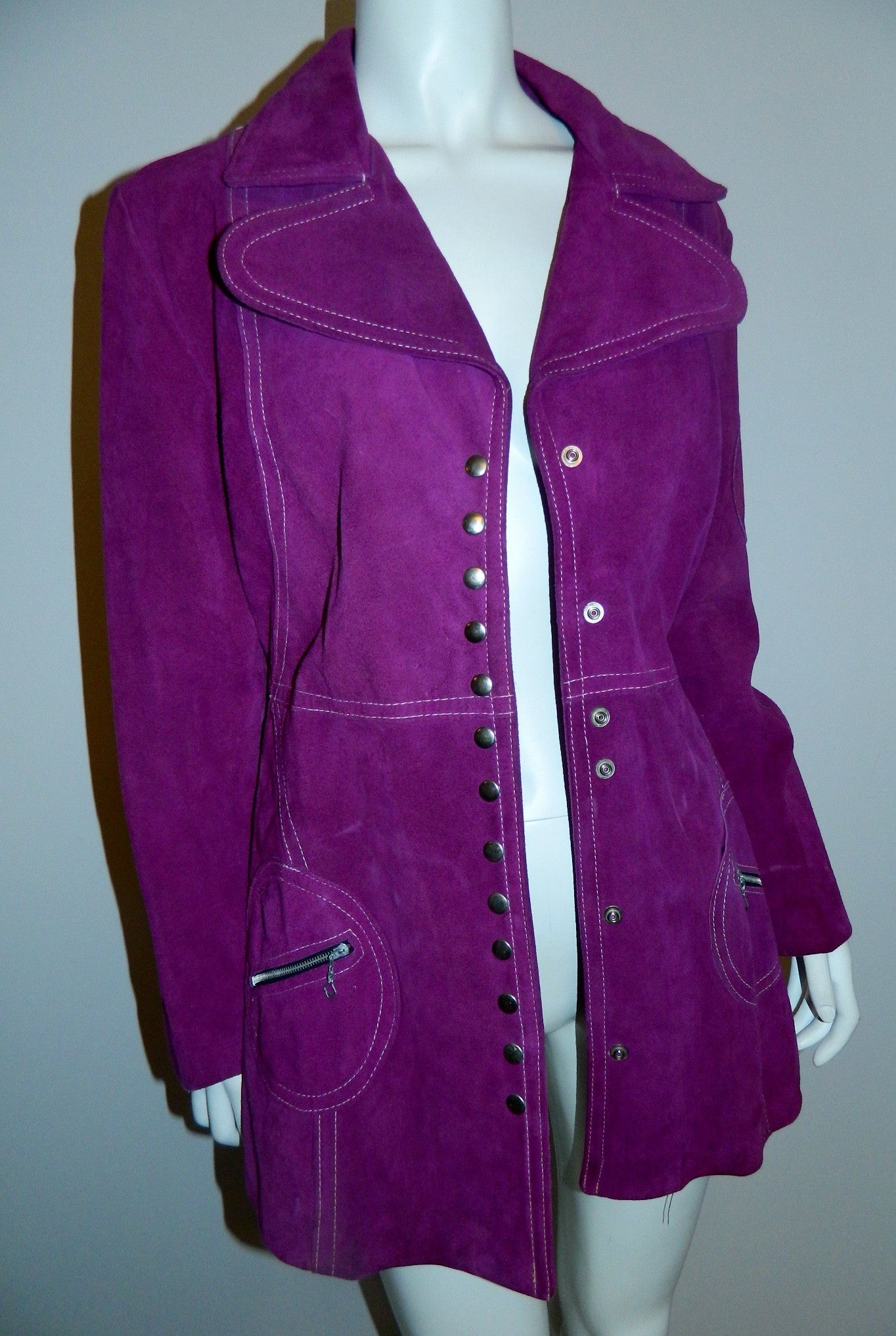 Custom Maria Lupoi Suede Coat 1/2 Installment