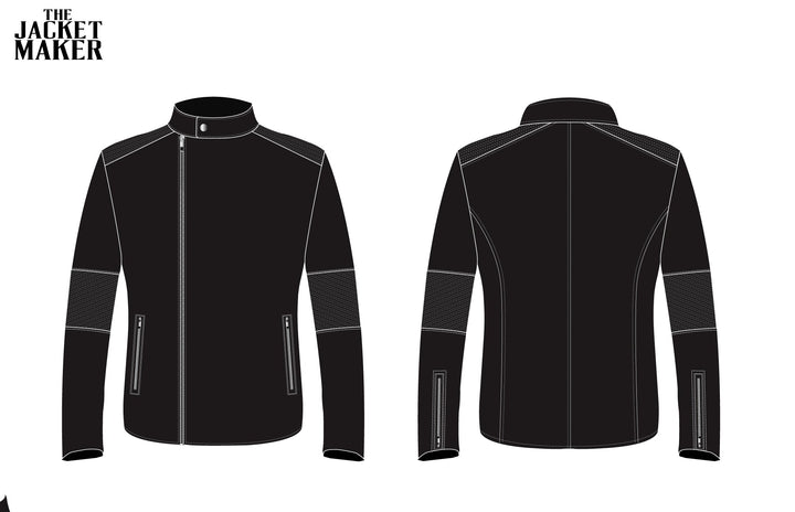 Custom Wendy Bibiana Bermudez Lopez Leather Jacket 1/2 Installment