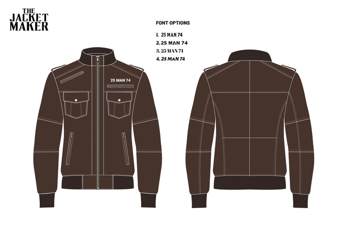 Custom Atif Benyosef Alsiddiqi Leather Jackets x 2