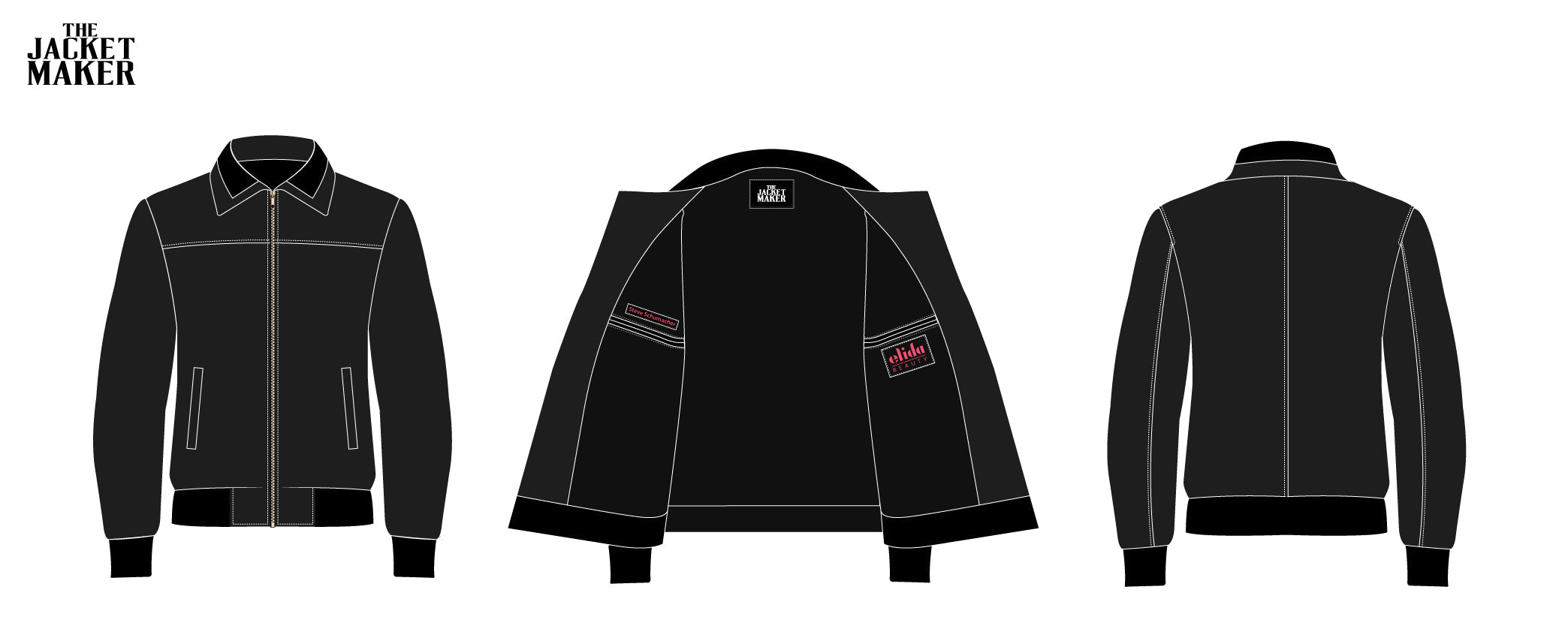 Custom Elidabeauty Leather Jacket