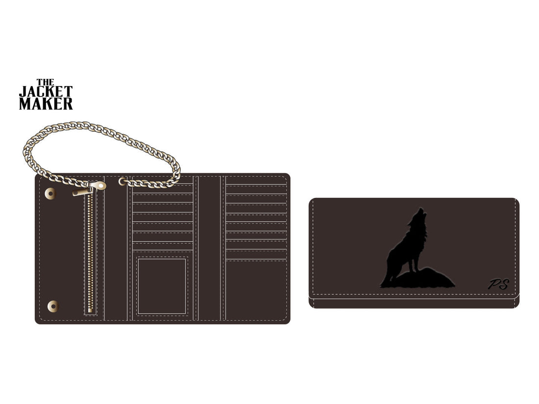 Custom Denise Cullen Leather Long Wallet