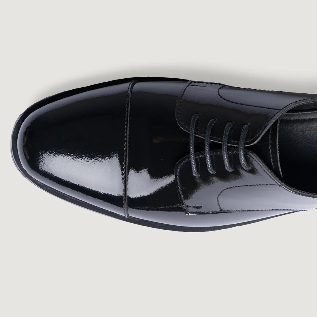 Attorney Derby Black Patent Leather Shoes