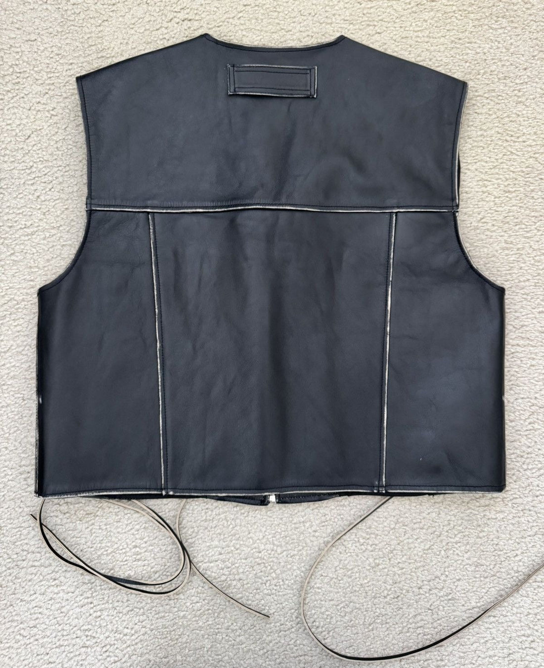 Custom Brittney Rose Leather Vest