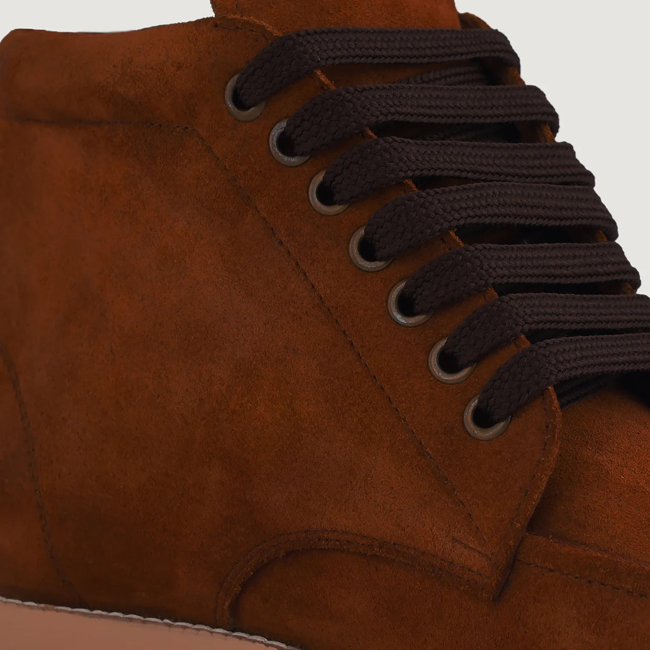 Bearman Moc Toe Brown Suede Boots
