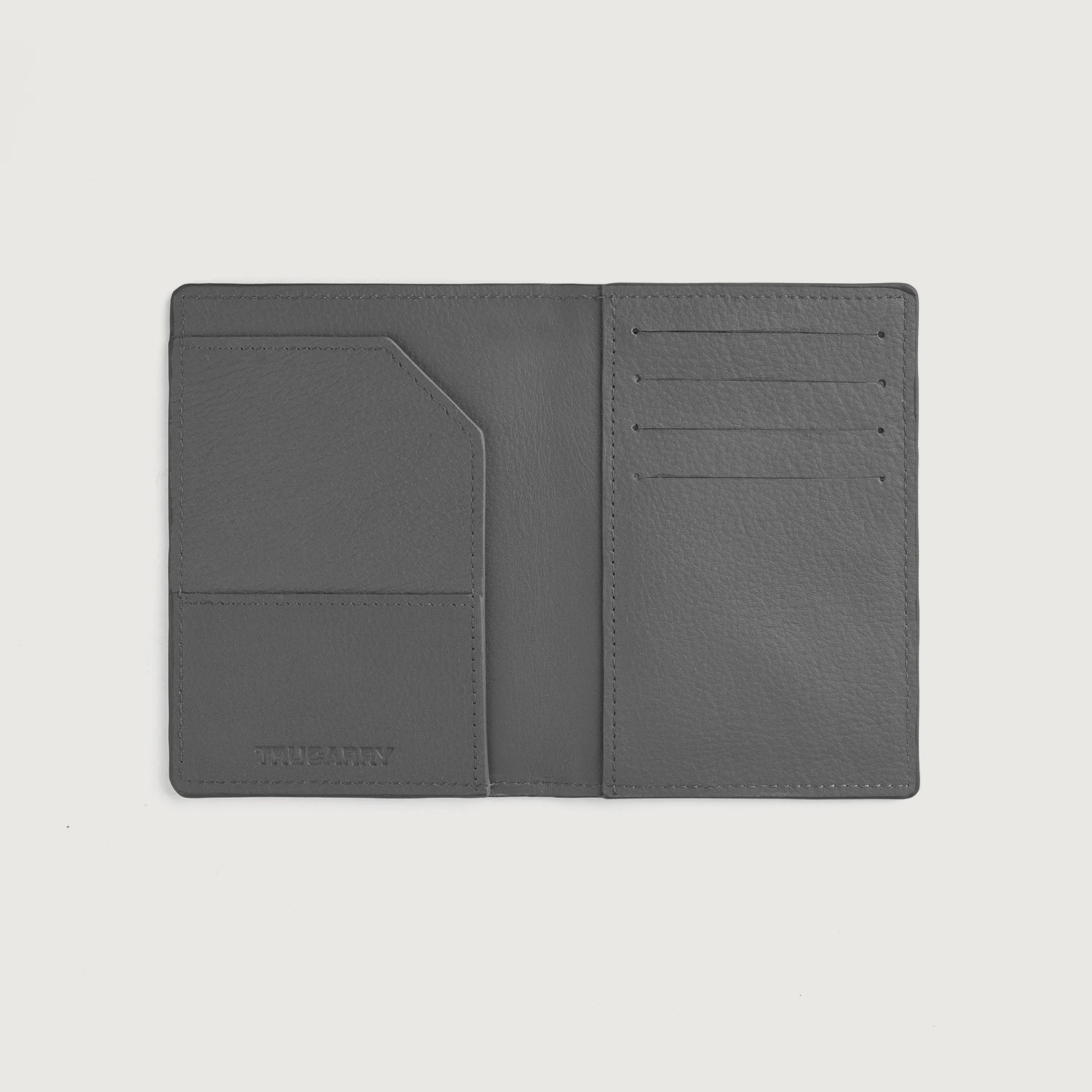 Bernardi Grey Leather Travel Wallet