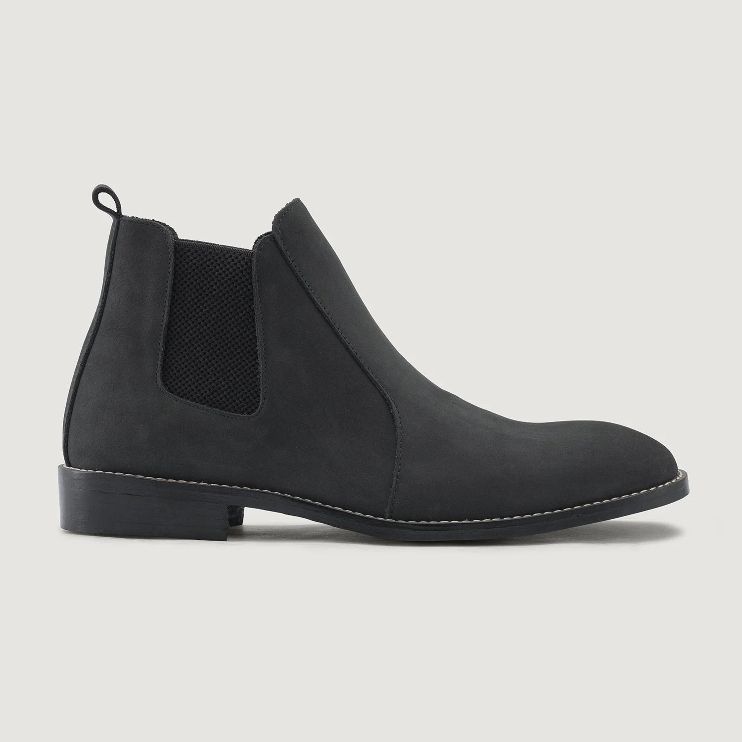 Clarkson Chelsea Black Nubuck Leather Boots - StudGuard