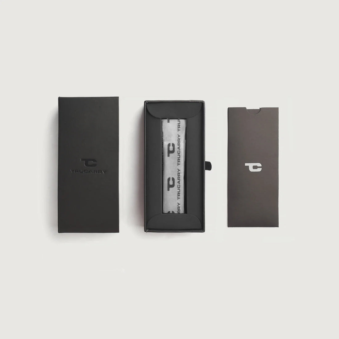 Elroy Black Leather Keychain