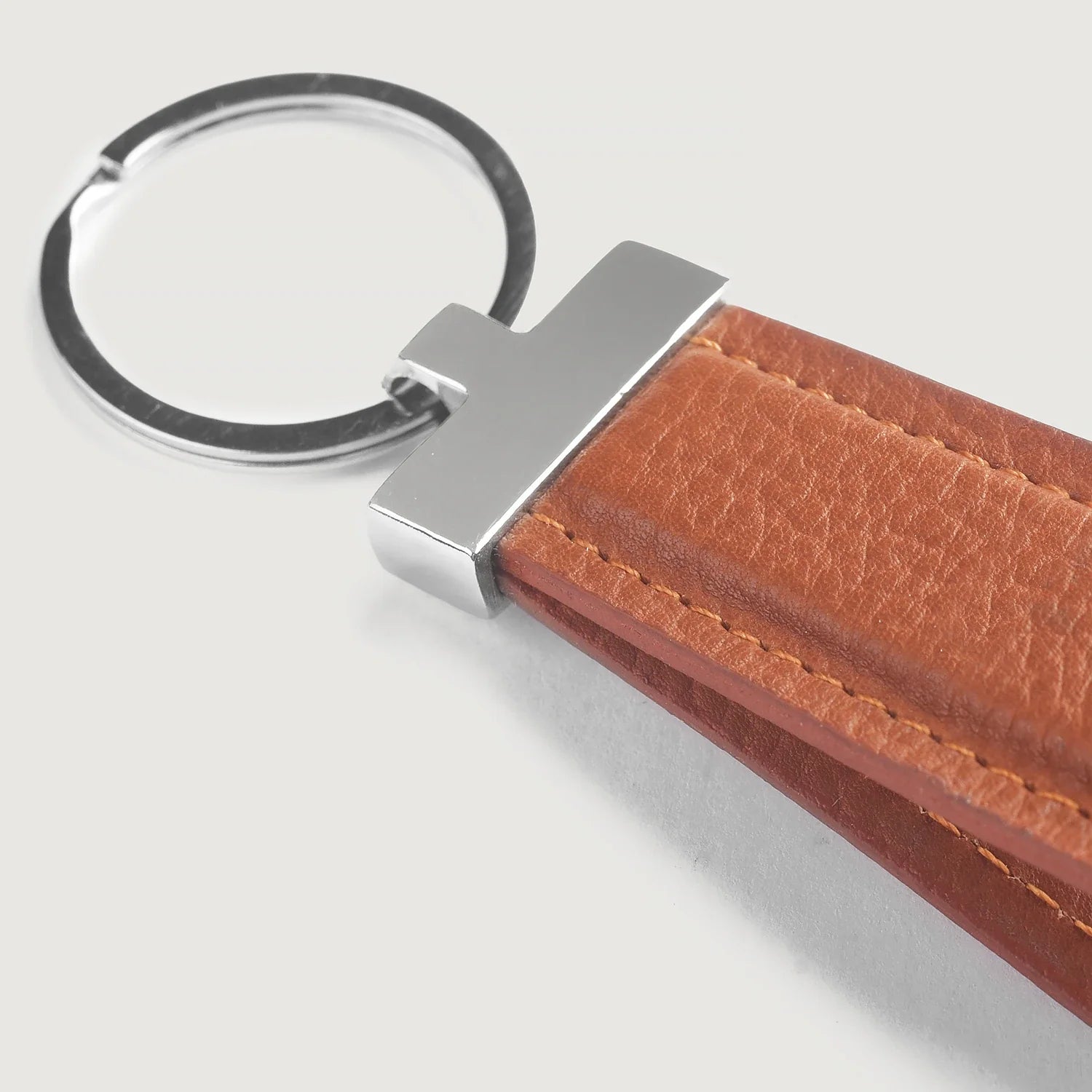Elroy Brown Leather Keychain