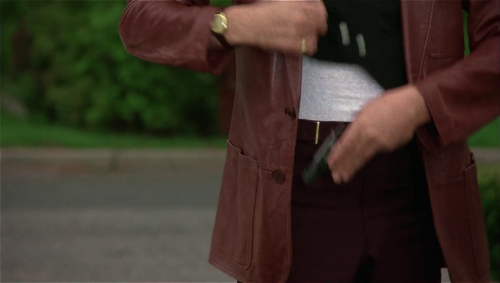 Custom Michael Mann Leather Blazer