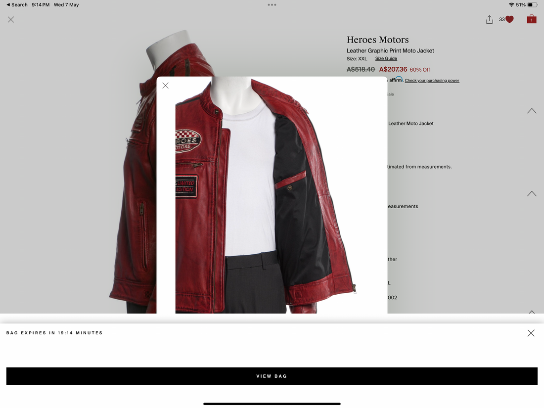 Custom Col Meffan Leather Jacket